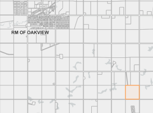 Map showing the subject property in relation to Rapid City.