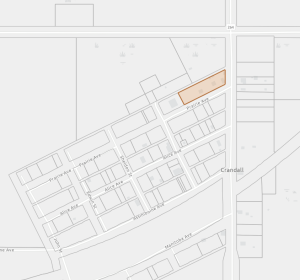 Image of the map of the subject property location in Crandall, MB